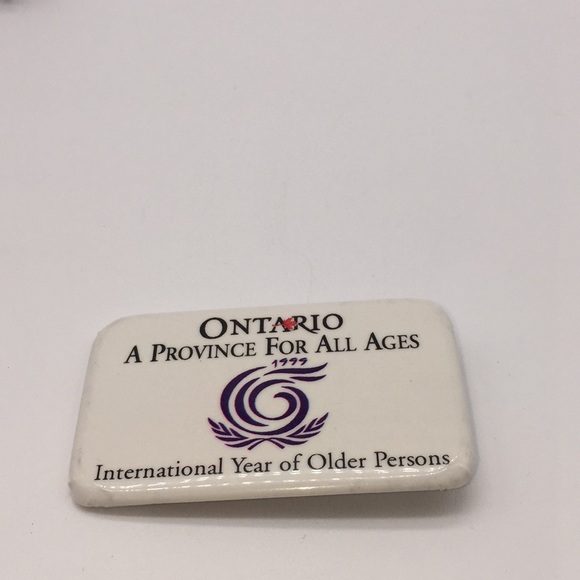 Ontario- A Province For All Ages 1999 Pinback - Picture 1 of 6